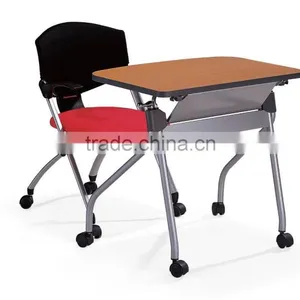Middle School Folding Student Desk and Chair HD03A-L thumbnail-1