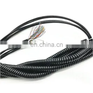 Retractable Power Cord Spiral Spring Wire Expanded Length 5-6 Meters 17cores Cable thumbnail-2