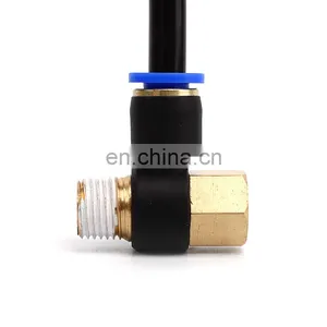 SNS SPHF Series Pneumatic 90 Degree Elbow Male-Female Thread Push To Connect Pipe Fittings Quick Tube Joints thumbnail-4