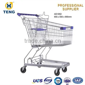 Asia Style Smart Classcial Steel Unfolding 60L Shopping Trolley thumbnail-2