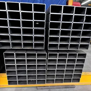 Square Rectangle Round Pipe Hollow Iron Pipe Welded Black Steel Pipe Tube thumbnail-1