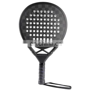 High Quality Soft EVA Full Carbon 3K 12K 18K Padel Racket thumbnail-3