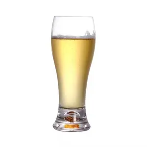 Custom Logo Beer Drinking Glassware Crystal 16oz Craft Brews Beer Glass Bubble Base Beer Glasses thumbnail-1