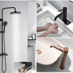 Design is Simple and Atmospheric Suitable for All Kinds of Bathroom Styles to Enhance Comfort and Convenience Shower Column Set Series thumbnail-4