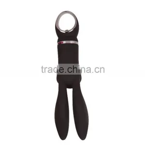 Black Cute Bunny Sex Toy Silicone Waterproof Multi Function Clit g Spot Stimulating Rabbit Ear Vibrator for Women thumbnail-3