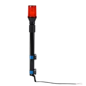 12V Rotating Traffic Patrol Motorcycle Rear Led Strobe Warning Pole Light thumbnail-2