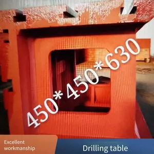 Cast Iron Square Box for Inspection, Measurement and Scribing, T-slot Auxiliary Heightening Square Tube Cushion Box for Cnc Machine Tools, Workbench thumbnail-4