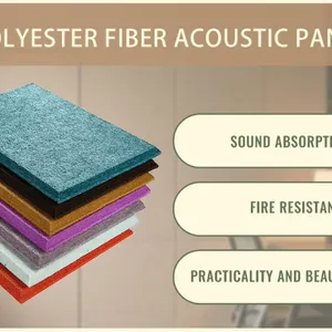 Multi-functional Customizable Fireproof Acoustic Slat Panel Modern Design for Bedroom and Living Room thumbnail-1