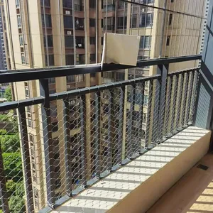 High Strength Stainless Steel Wire Rope Mesh for Architectural Facade and Animal Enclosure thumbnail-5