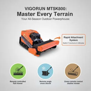 Vigorun MTSK800 Professional RC Flail Mower Continuous Heavy-Duty Mulching 800mm Cut 40° Slope CE EPA Certified thumbnail-1