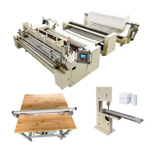 High Speed Toilet Tissue Paper Rewinding Machine Automatic Toilet Roll Making Machine Toilet Tissue Machine thumbnail-2