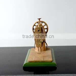 Home Decoration Bronze Sewing Machine Statue Female Figure Sculpture Patented thumbnail-2
