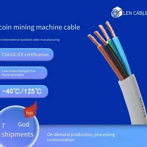 Bitcoin Mining Machine Cables With Epr Insulation and Cpe Sheath, 600v/1000v/2000v, Csa-certified Cables thumbnail-1