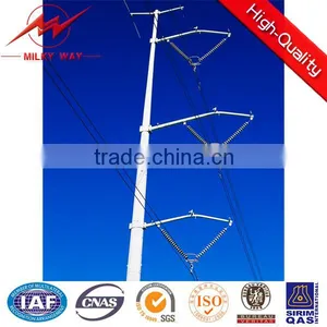 11kv Hot Dip Galvanized Octagonal Electric Utility Poles thumbnail-1