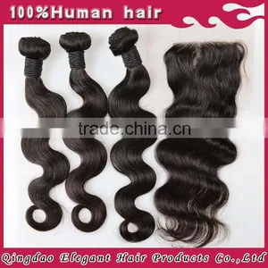 Elegant Hair Products 2015 Best Sellers Drop Shipping Suppliers Brazilian Body Wave Closure thumbnail-2