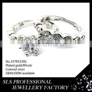 Fashion Wedding Jewelry Wholesale 9.25 Silver Factory Directly Sale Rings CZ Ring Silver Jewelry Ring Gift for Girlfriend thumbnail-1