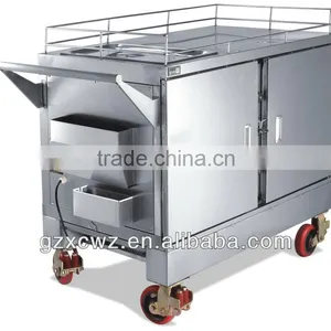 Double Door Moving Electric Food Warming Cart thumbnail-1