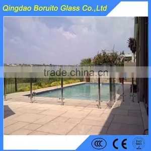 Hot Sale 12mm Tempered Pool Fence Glass Panels Quality Choice thumbnail-1