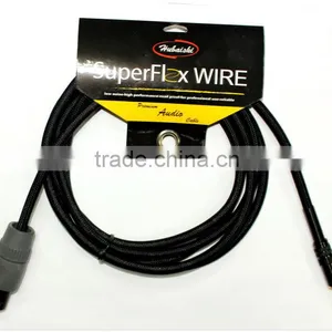 High End OFC Conductor Speaker Cable ,6.35 mm Mono Plug to 4 Pin Speakon Connector Cable thumbnail-1