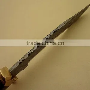 Hand Made Damascus Knife / Hunting Knife / Bowie Knife thumbnail-5
