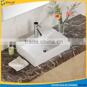 Bathroom Rectangle Counter Top Basin/ceramic Art Basin thumbnail-1
