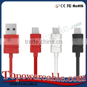 Colorful 3 Ft Long Flat Micro Usb Data Sync Charging Cable Cord For Samsung Galaxy S3 S4 thumbnail-1