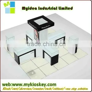 Modern Name Branded Cosmetic Shopping Mall Display Kiosk thumbnail-2