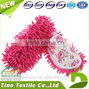 Clean Felt Shoes Cheap Price Kitchen Dust Chenille Mop Slippers thumbnail-4