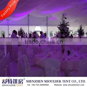 Best Quality 25m Width Luxury Outdoor Clear Wedding Glass Marquee Tent thumbnail-1