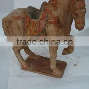 Pottery Horse Chinese Antique Home Decor thumbnail-1