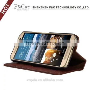 Retro and Vintage Flip Open Book Leather Case Cover for HTC One M9,for HTC One M9 Stand Case thumbnail-4