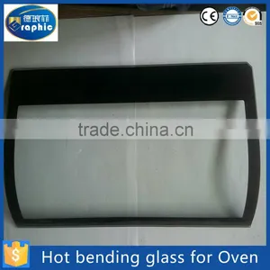 Fully Tempered and Polished Edge Curve Bent Glass Panel for Refrigerators Supplier's Choice thumbnail-1