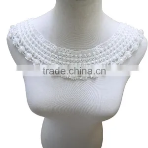 High Quality Fashion Neck Cotton Embroidery Lace Collar /lace Patch thumbnail-1