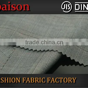 Wholesale Fine Microfiber Large Check Pattern Viscose Fabric thumbnail-4