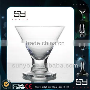 Hot Sale Great Quality Clear Glass Cup Ice Cream With Short Stem China thumbnail-1