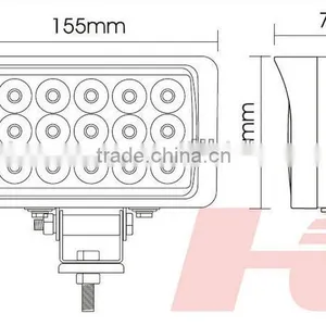 LED Work Lamp for Truck 12V 24V 48W Crystal Led Auto Led Work Light Quality Choice thumbnail-6