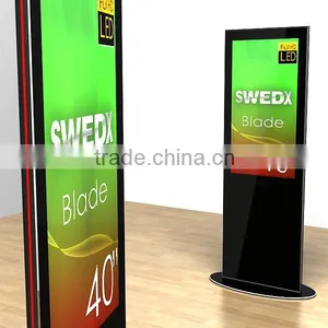 40 Inches LED Advertising Kiosk Stand Aluminum Advertising Machine thumbnail-1