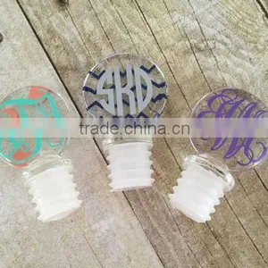 Personalized Monogrammed Wine Bottle Stopper thumbnail-2