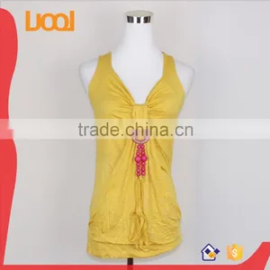 Pure Color Vest for Women Stringer Vest Tank Tops thumbnail-1