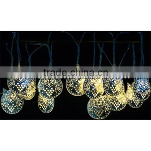 12LED Solar Powered Owl String Light Fairy Lamp Christmas Garden Decoration Heart thumbnail-1