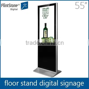 Flintstone 55 Inch Kiosk HD Stand LCD,LCD Display With Internal Advertising Media Players,commercial Advertising TV thumbnail-1
