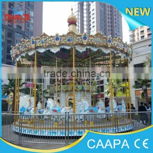 2016 Lovely Rotating Merry go Round With 24 Seats for Kid Game Playing thumbnail-1