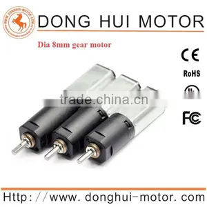 4.2v Small Electric dc Motor With Mini 8mm Plastic Gear Motor thumbnail-1