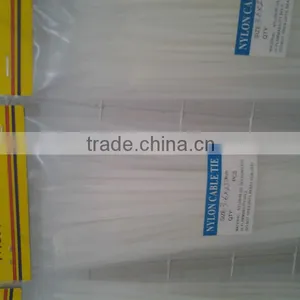 Direct Selling Heat-resisting:94v-2 Self-locking 4.8*300 PA66 Nylon Cable Ties (UL Certificate)tensile Strength:50lbs thumbnail-2