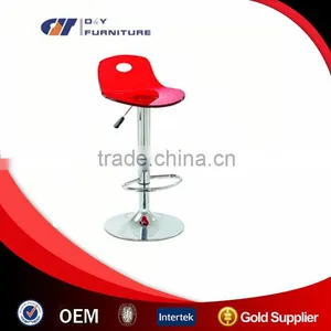 2016 Red Acrylic Bar Stool High Chair thumbnail-1