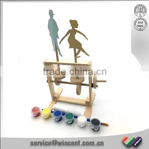 Ballet Dancer Educational Wooden Child Toy thumbnail-2