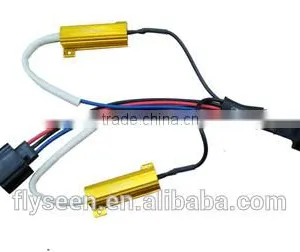 H13 2pcs Resistors,HID Xenon Relay Cable,xenon Resistor Cable,xenon Hid Resistor Relay thumbnail-1