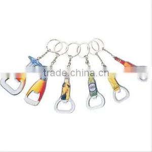 Wholesale Custom Good Quality Metal Beer Opener Key Chain thumbnail-4