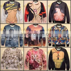3D Digital Print Men's Sweatshirts thumbnail-1