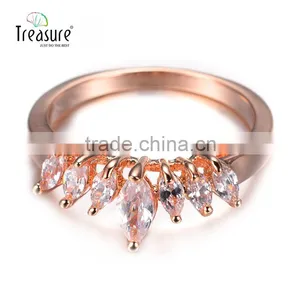 Diamond Jewelry Fashion Rose Gold Ring Jewelry for Wedding thumbnail-5